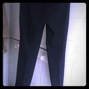 Zara navy and black, straight leg, ankle pant